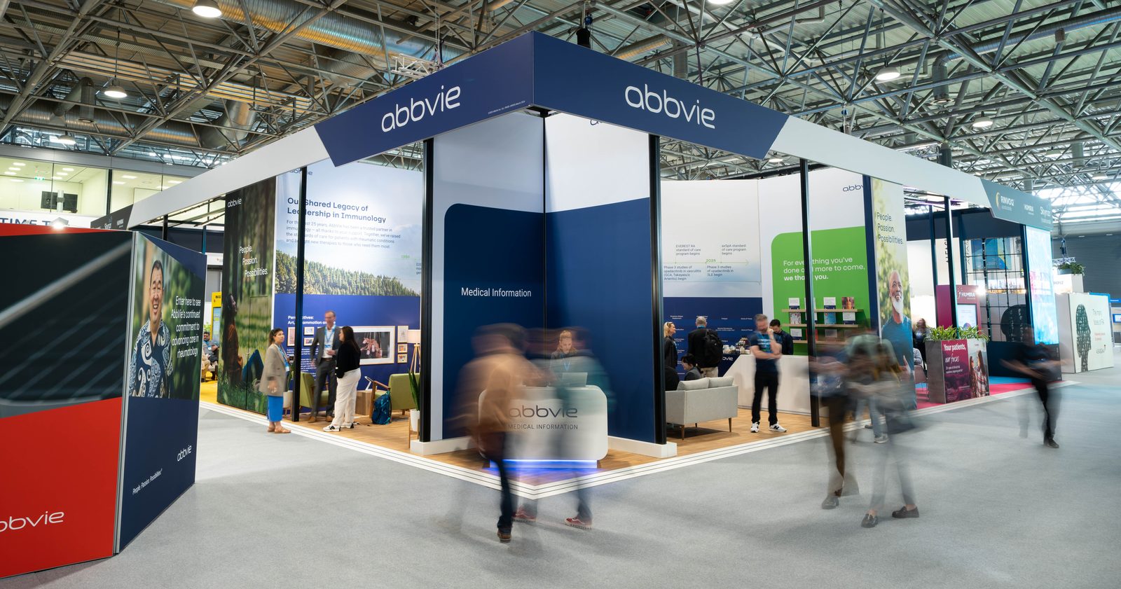AbbVie EULAR 2024 booth Vienna wide