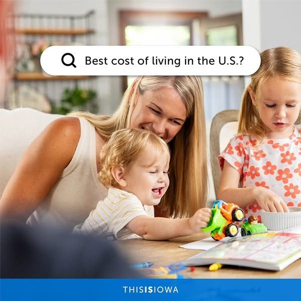 Iowa cost of living ad